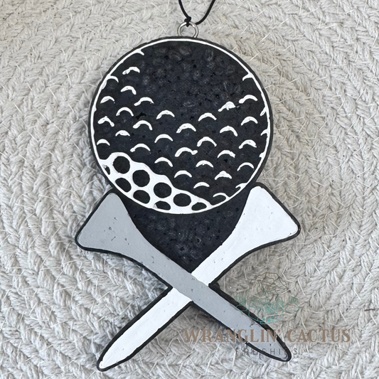 Golf Ball with Tees Freshie Mold