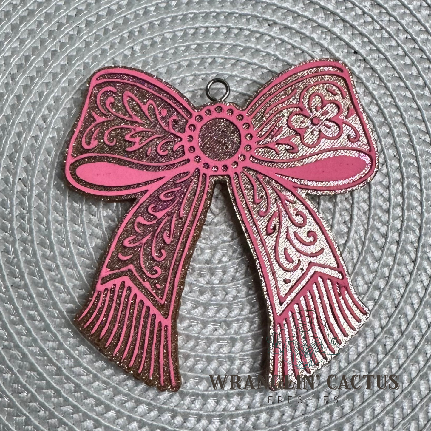 Tooled Fringe Bow Freshie Mold