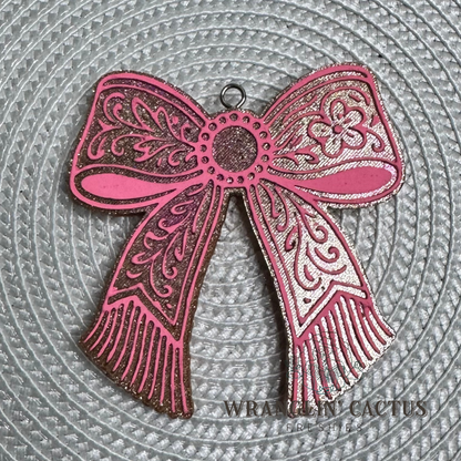 Tooled Fringe Bow Freshie Mold