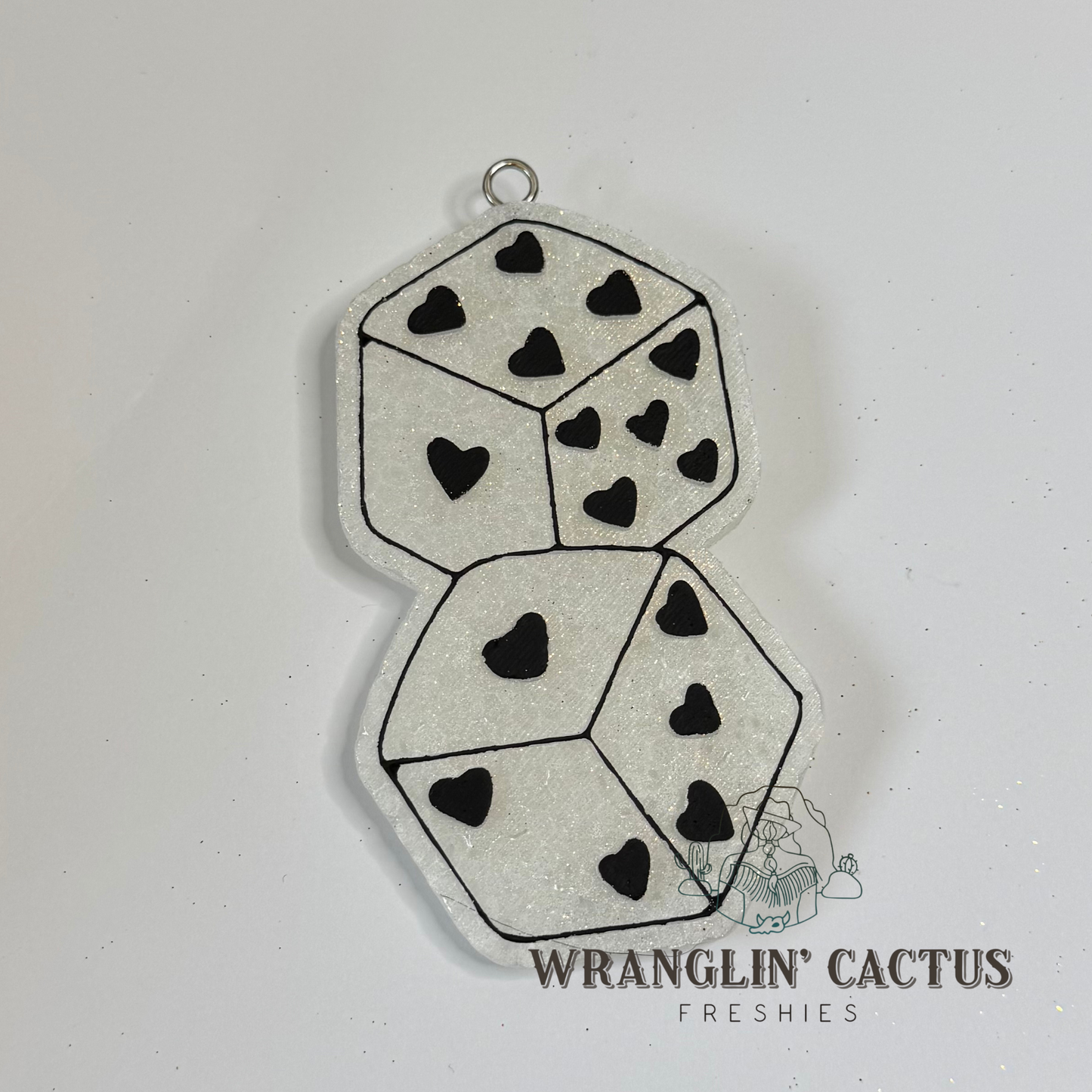 Heart Dice Freshie Mold