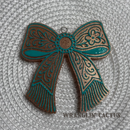Tooled Fringe Bow Freshie Mold