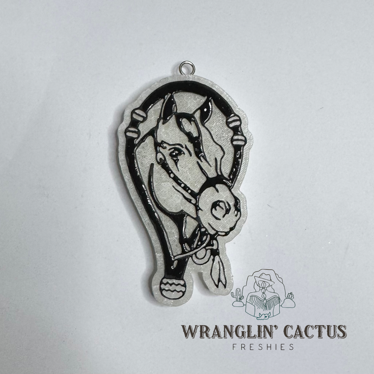 Horse in Bosal Freshie Mold