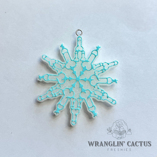 Dick Snowflake Freshie Mold