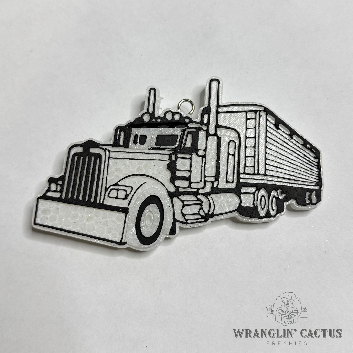 Semi with Grain Trailer Freshie Mold