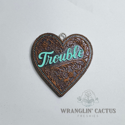 Tooled Trouble Heart Freshie Mold