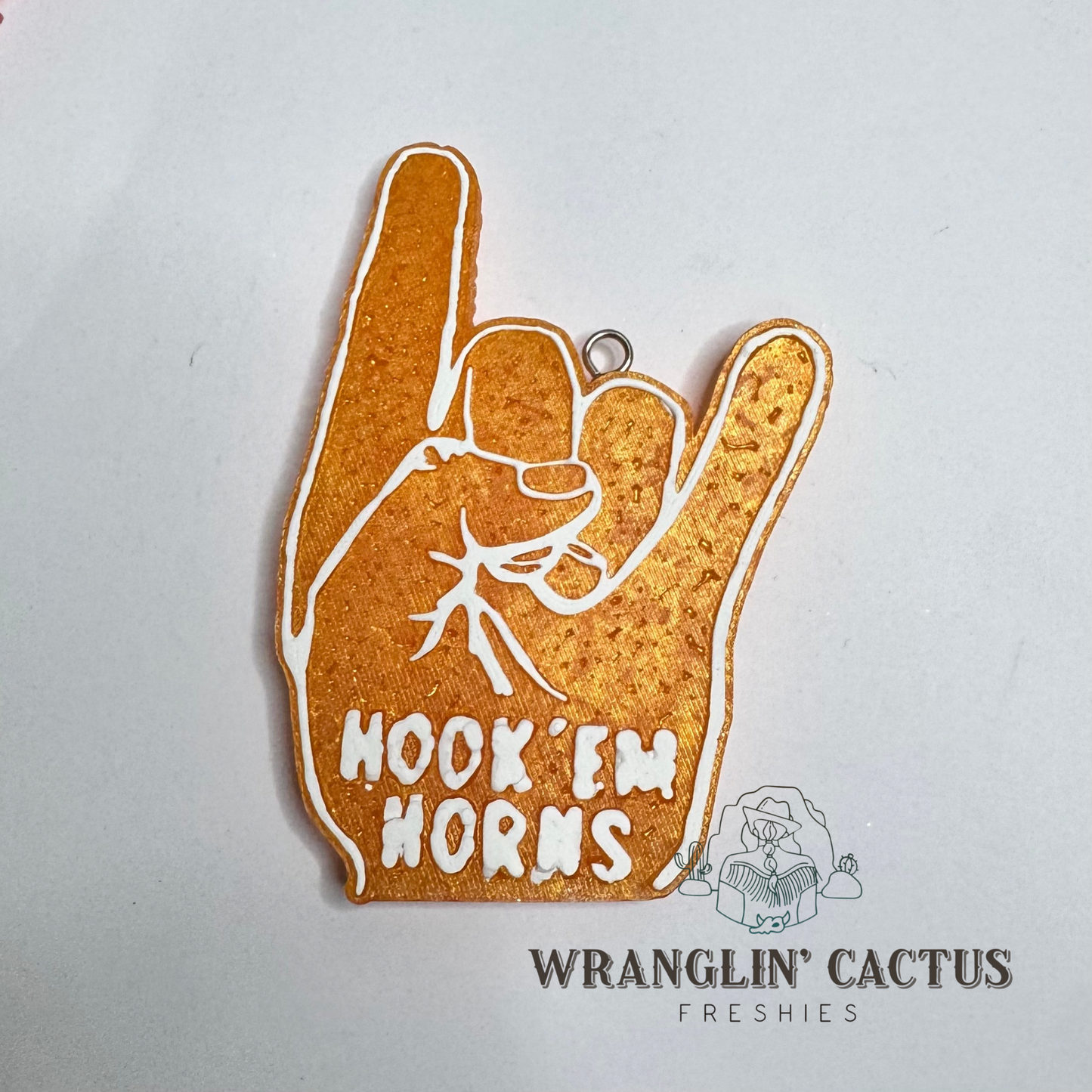 Hook Em Horns Freshie Mold