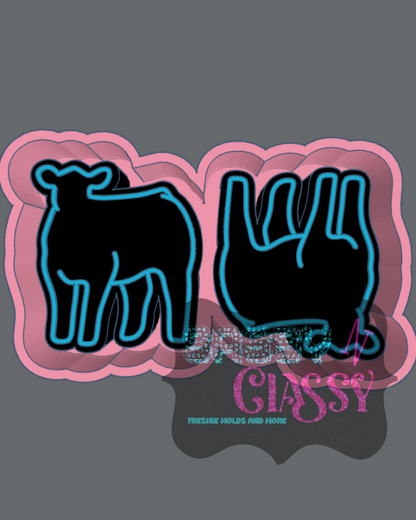 Cow Vent Freshie Mold