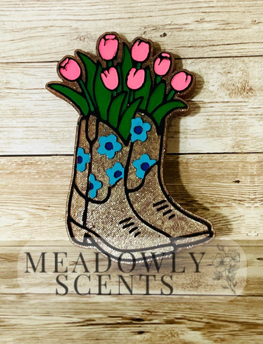 Flower Boots Freshie Mold