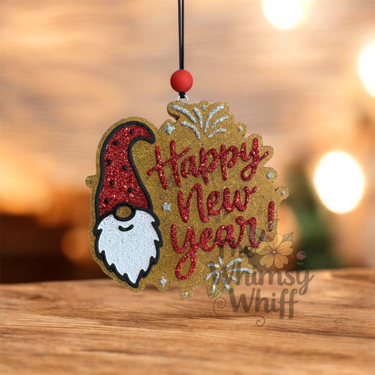 Happy New Year Gnome Freshie Mold