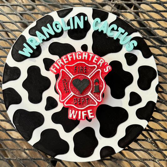Firefighter's Wife Freshie Mold