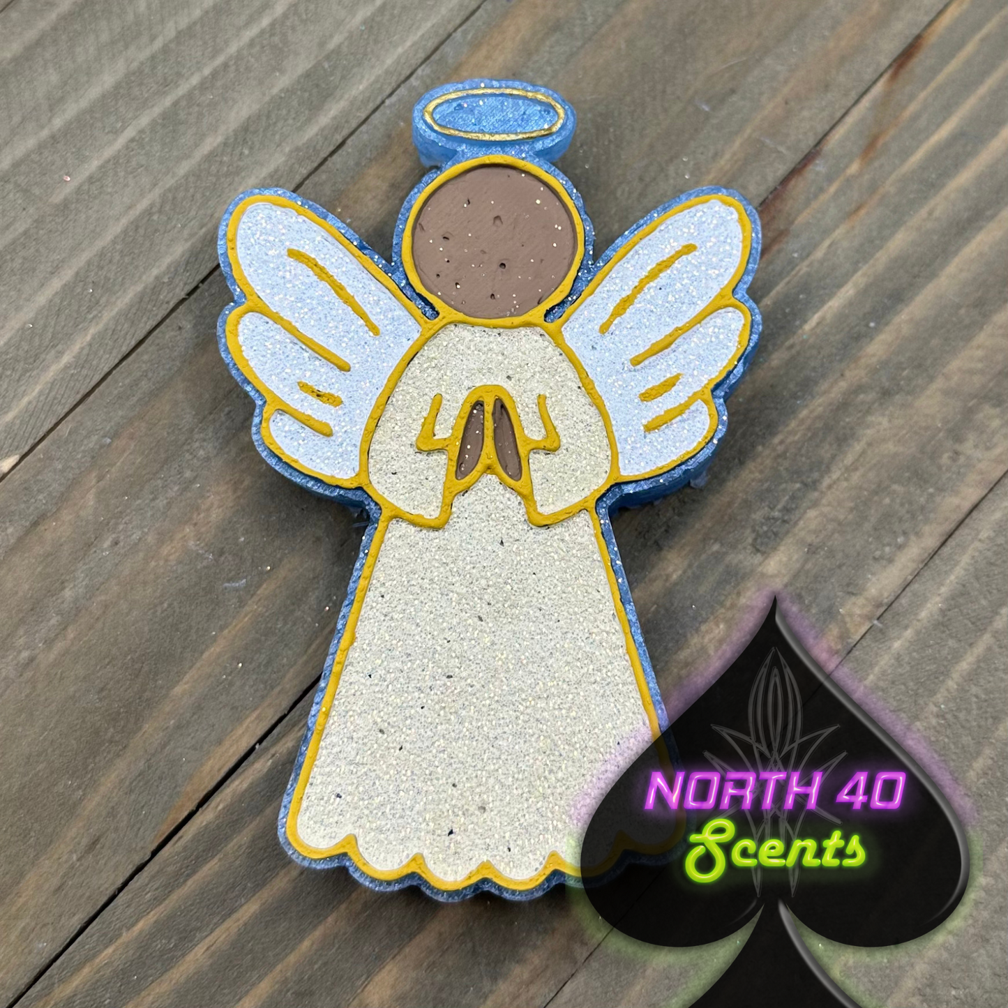 Wooden Angel Freshie Mold