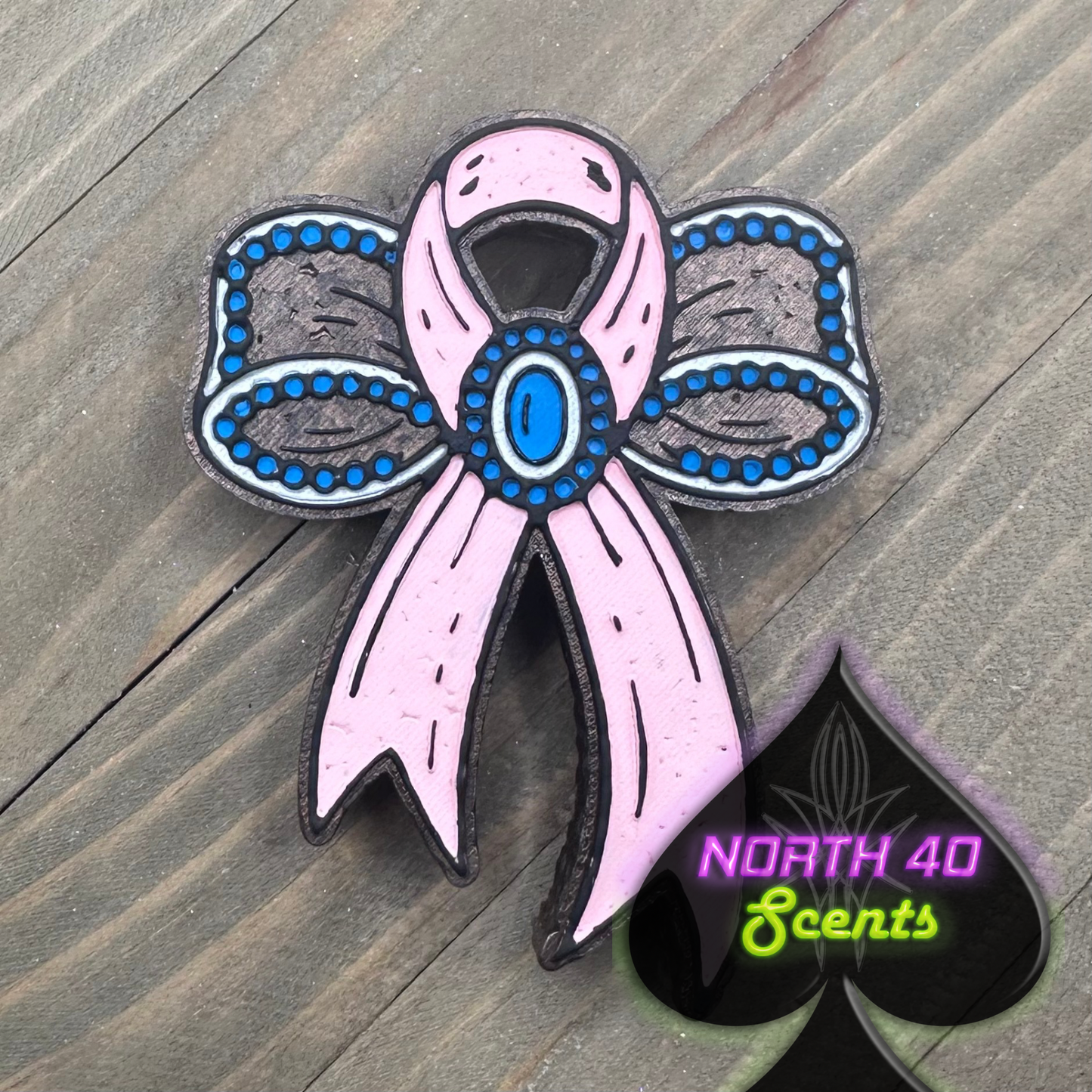 Bow Awareness Ribbon Freshie Mold