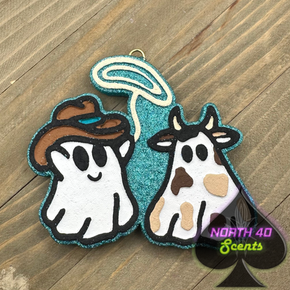 Ghost and Cow Freshie Mold