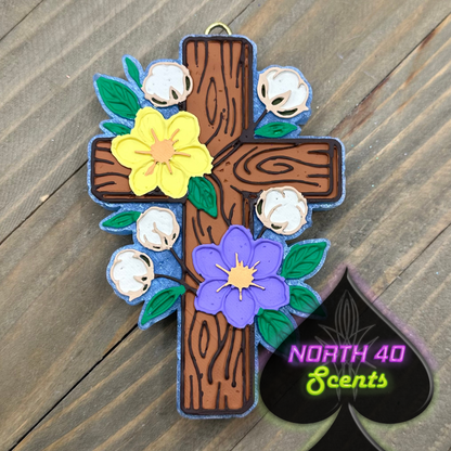 Cotton Cross Freshie Mold