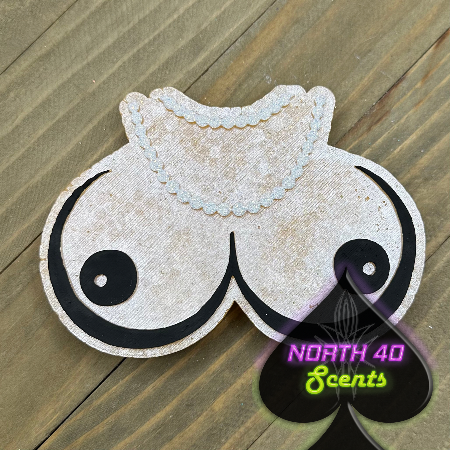 Boobs with Beads Freshie Mold