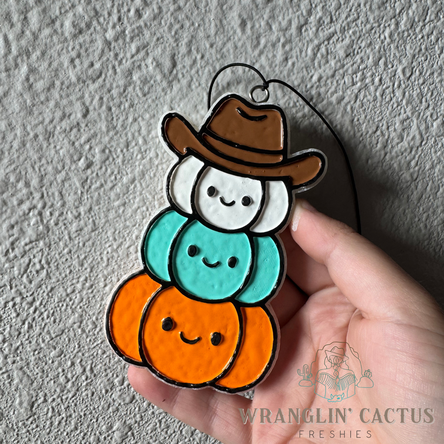 Western Pumpkin Stack Freshie Mold