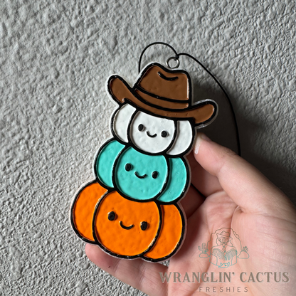Western Pumpkin Stack Freshie Mold