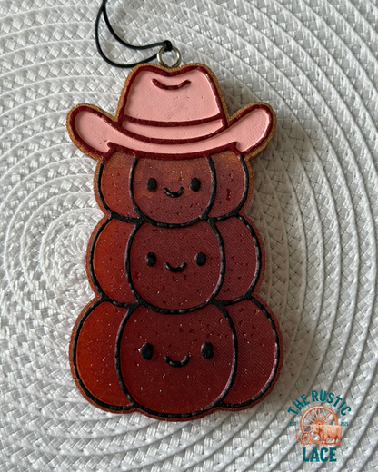 Western Pumpkin Stack Freshie Mold