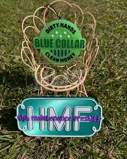 Blue Collar Dirty Hands Freshie Mold