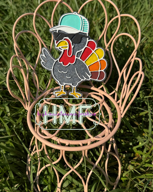 Trucker Hat Turkey Freshie Mold