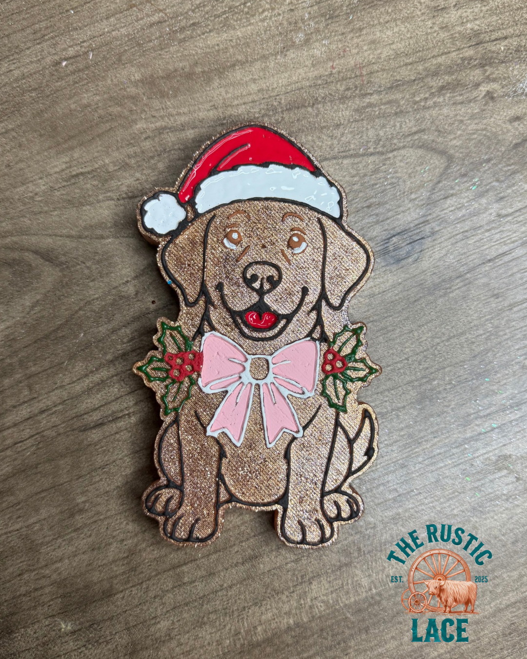 Christmas Dog Freshie Mold