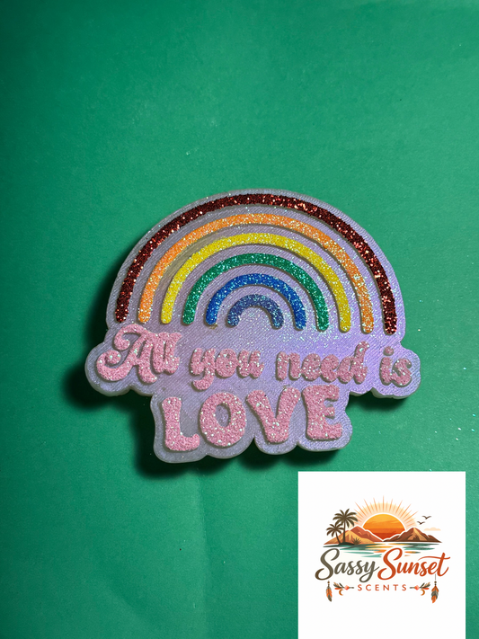 All you need is love Freshie Mold