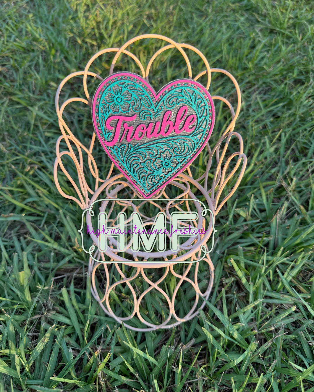 Tooled Trouble Heart Freshie Mold