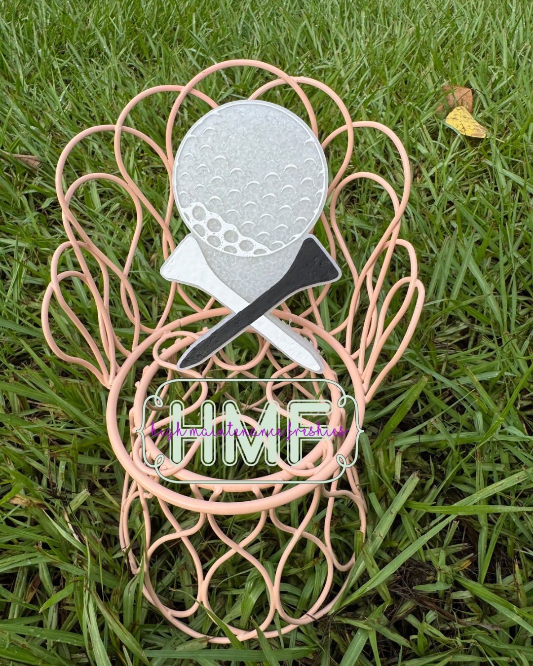 Golf Ball with Tees Freshie Mold