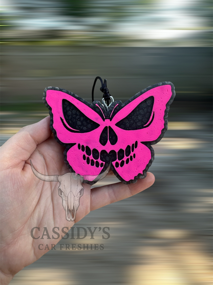Skull Butterfly Freshie Mold