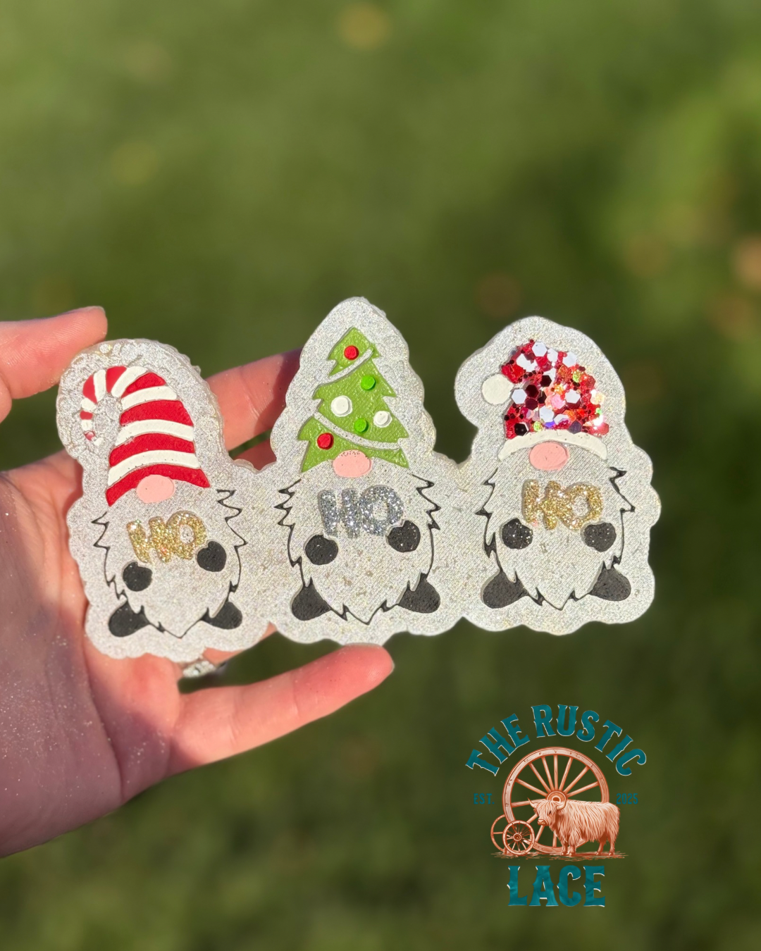 Ho Ho Ho Gnomes Freshie Mold