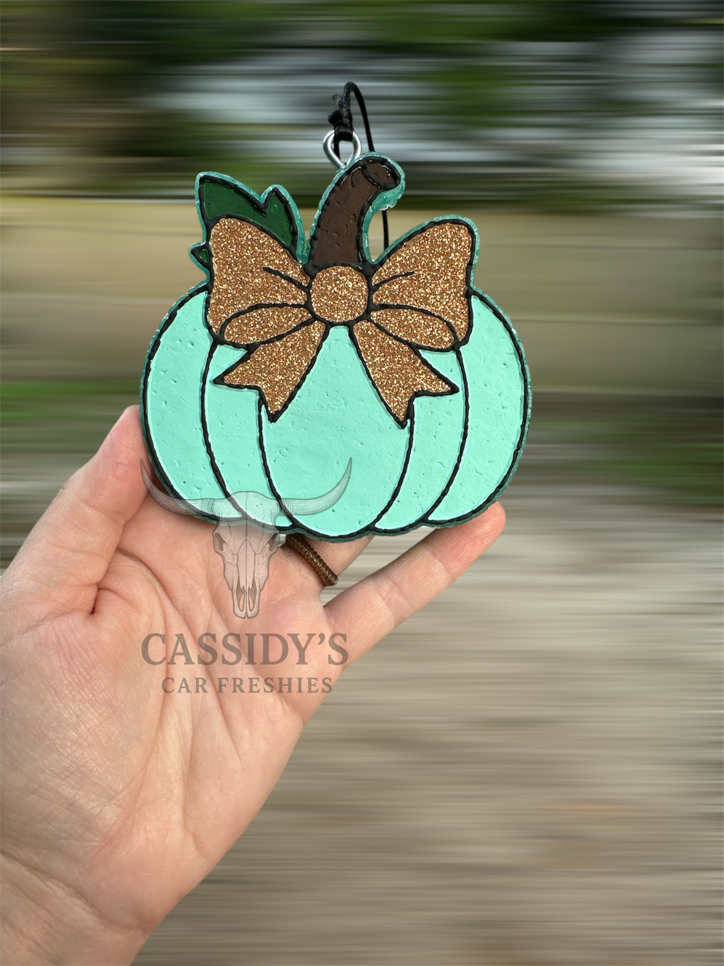 Pumpkin with Bow Freshie Mold