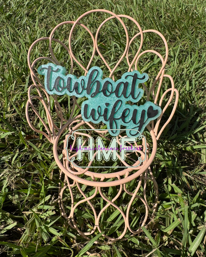 Towboat Wifey Freshie Mold