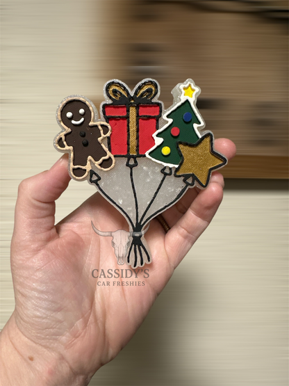 Christmas Balloons Freshie Mold