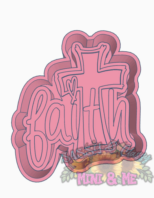 Faith Cross Freshie Mold