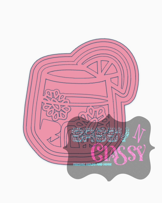 Semi Exclusive Cowgirl Cup Freshie Mold
