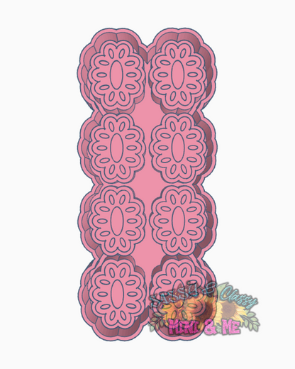 Large Concho Wax Melt Mold