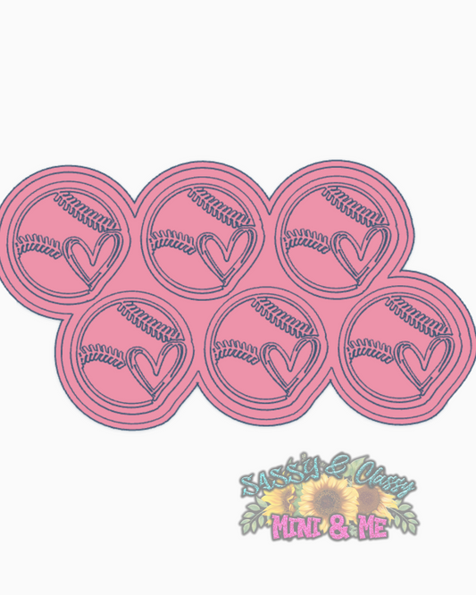 Baseball Wax Melt Mold