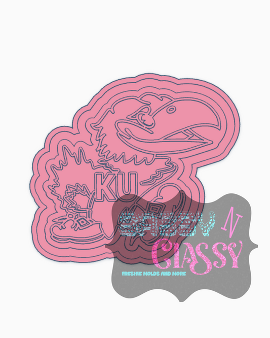KU Logo Freshie Mold