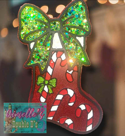 Stocking with Bow Insert Set