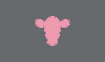 Cow Head Insert STL ***digital file, not a mold***