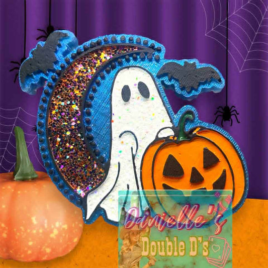 Halloween Moon Freshie Mold