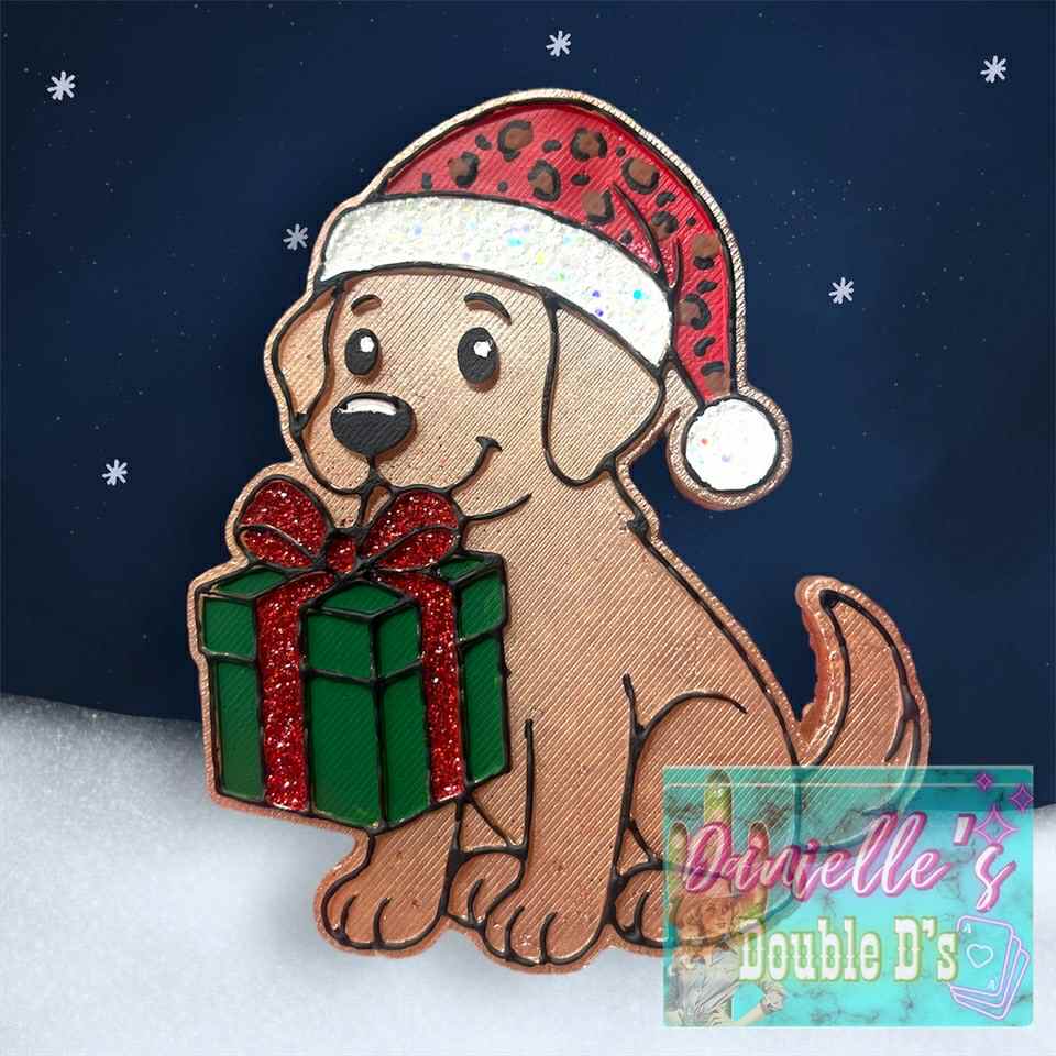 Present Pup Freshie Mold