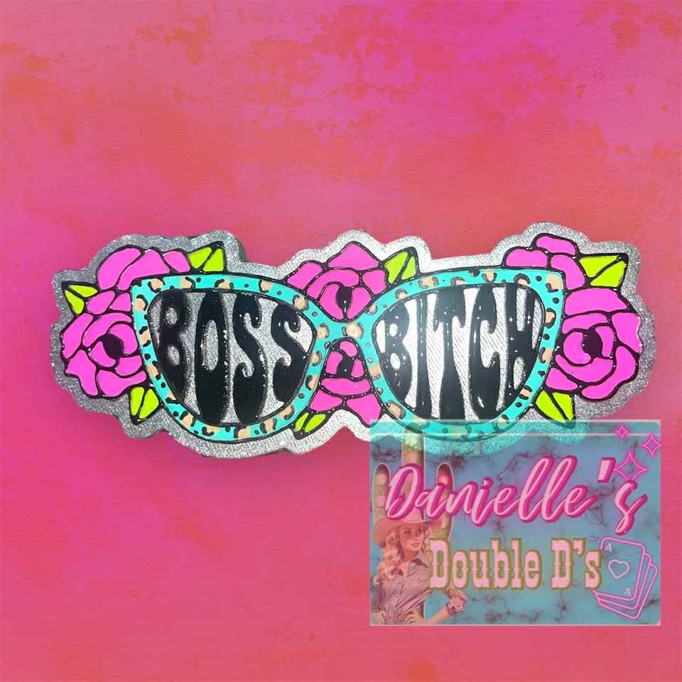 Boss Bitch Sunglasses Freshie Mold