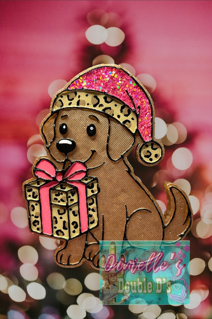 Present Pup Freshie Mold