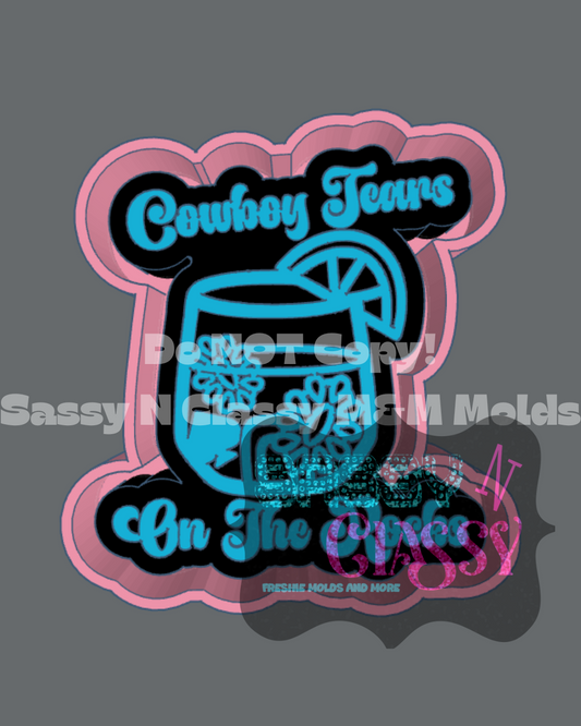 Cowboy Tears On The Rocks Freshie Mold