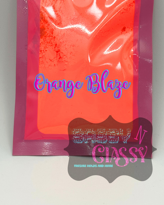Orange Blaze Pigment Powder