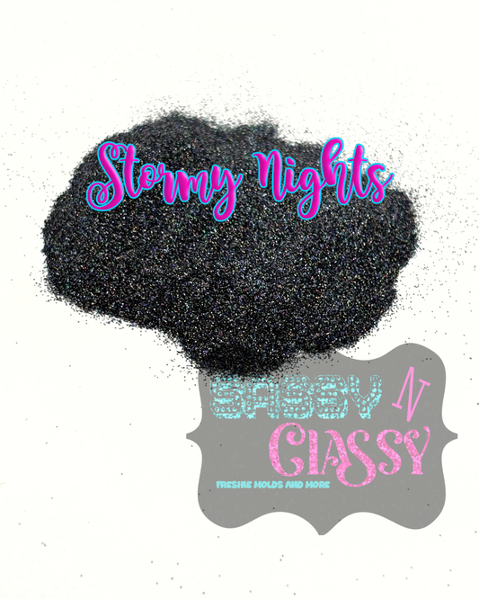 Stormy Nights Holographic Glitter Dust