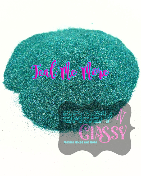 Teal Me More Holographic Glitter Dust